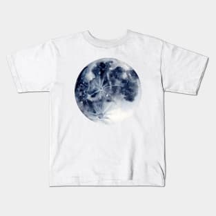 Full Moon in Watercolor Kids T-Shirt